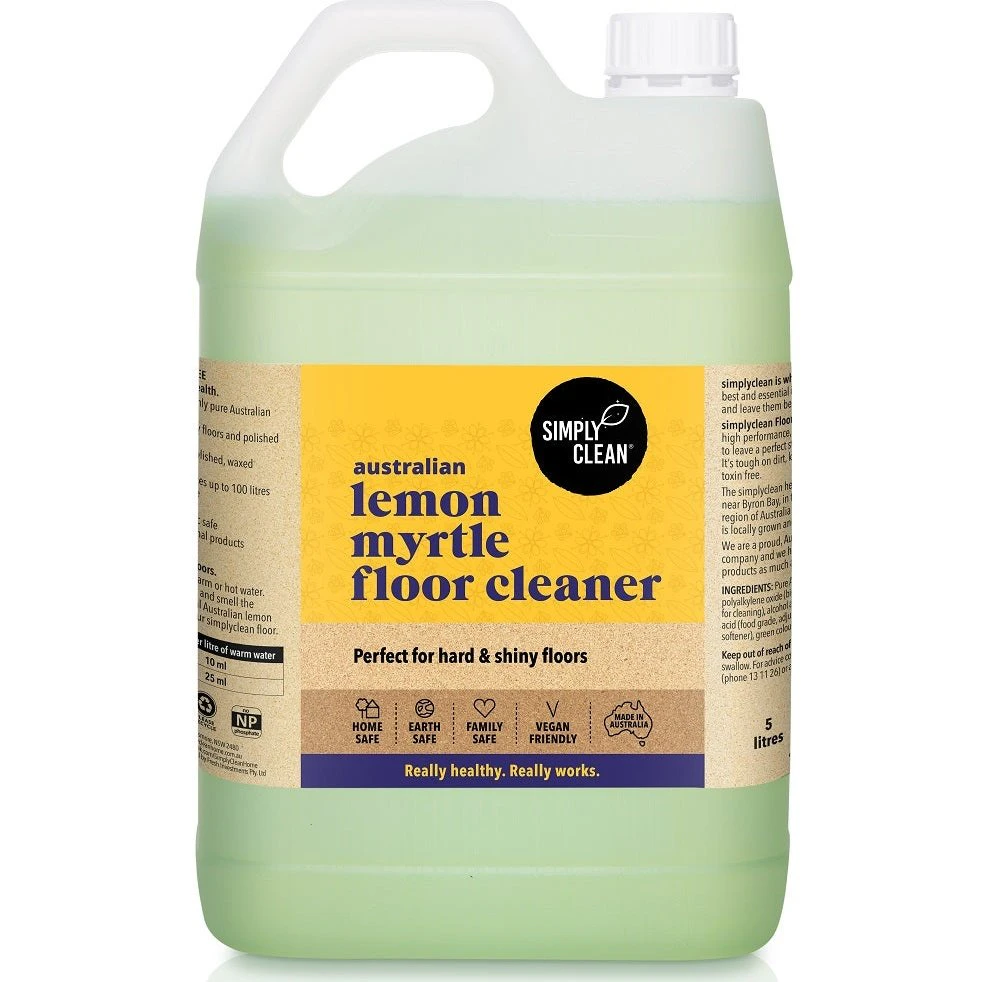 Simply Clean Lemon Myrtle Floor Cleaner 5L