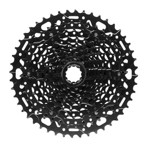 MICROSHIFT CASSETTE - ADVENT X CS-H104 E-BIKE - 10 SPEED 11-48T - STEEL & CHROMOLY - BLACK