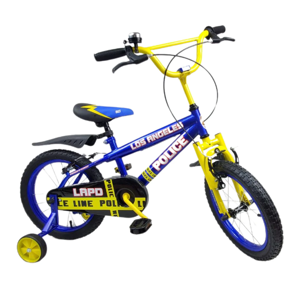 Supermax Police 16 Inch Kids Push Bike