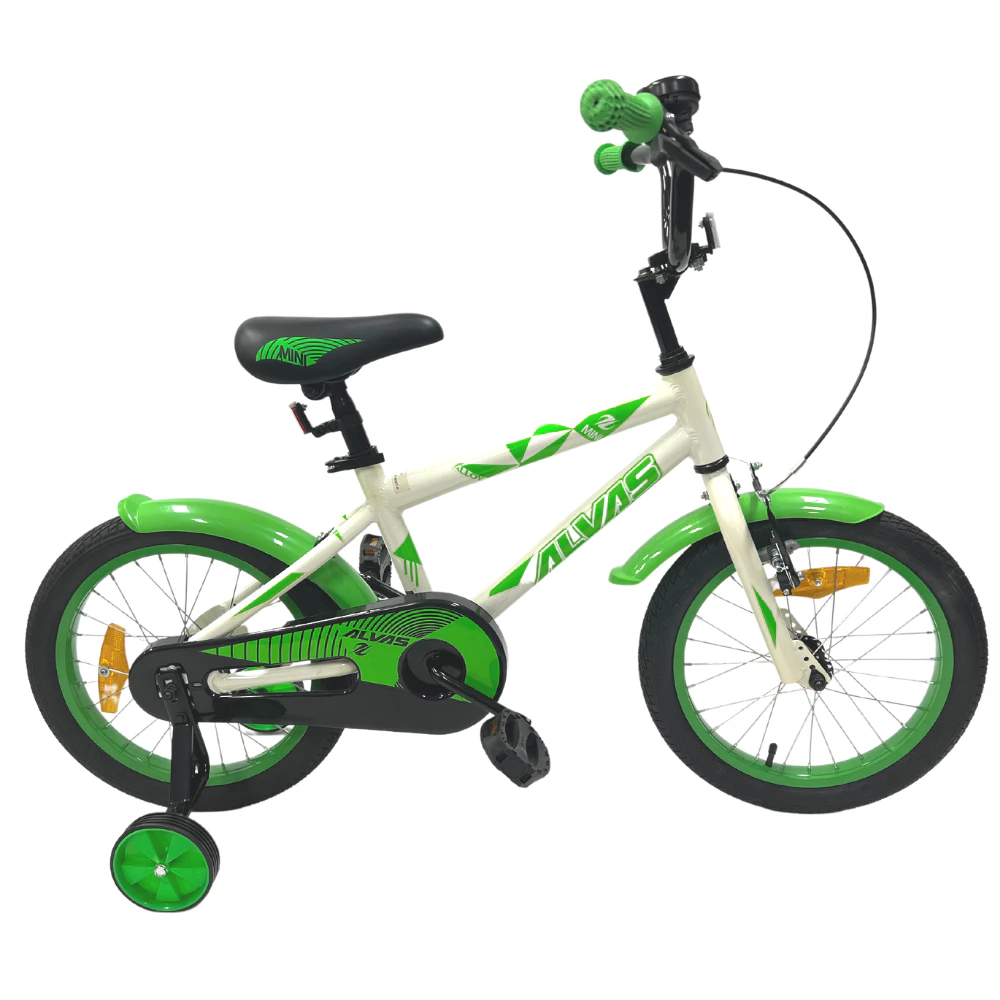 Supermax Alvas 16 Inch Boy Bike Green