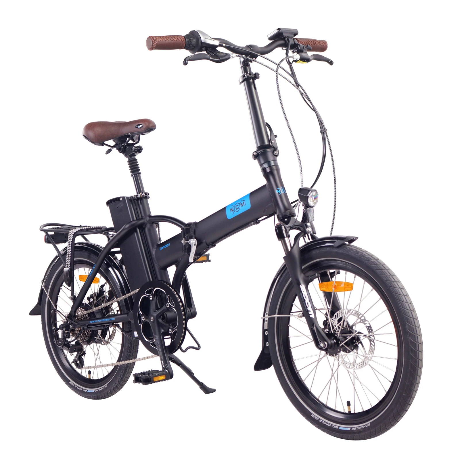 NCM London Folding E-Bike, 250W-350W, 36V 15Ah 540Wh Battery