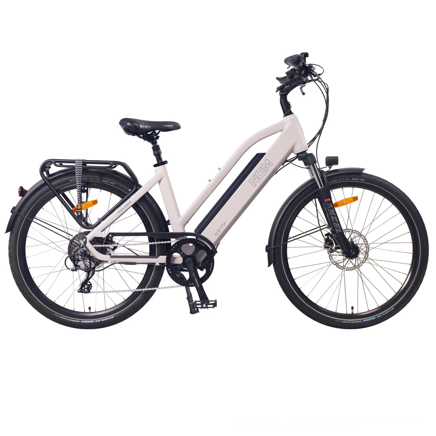 NCM T7s Step Thru Trekking E-Bike, 250W-500W, 48V 19Ah 912Wh Battery