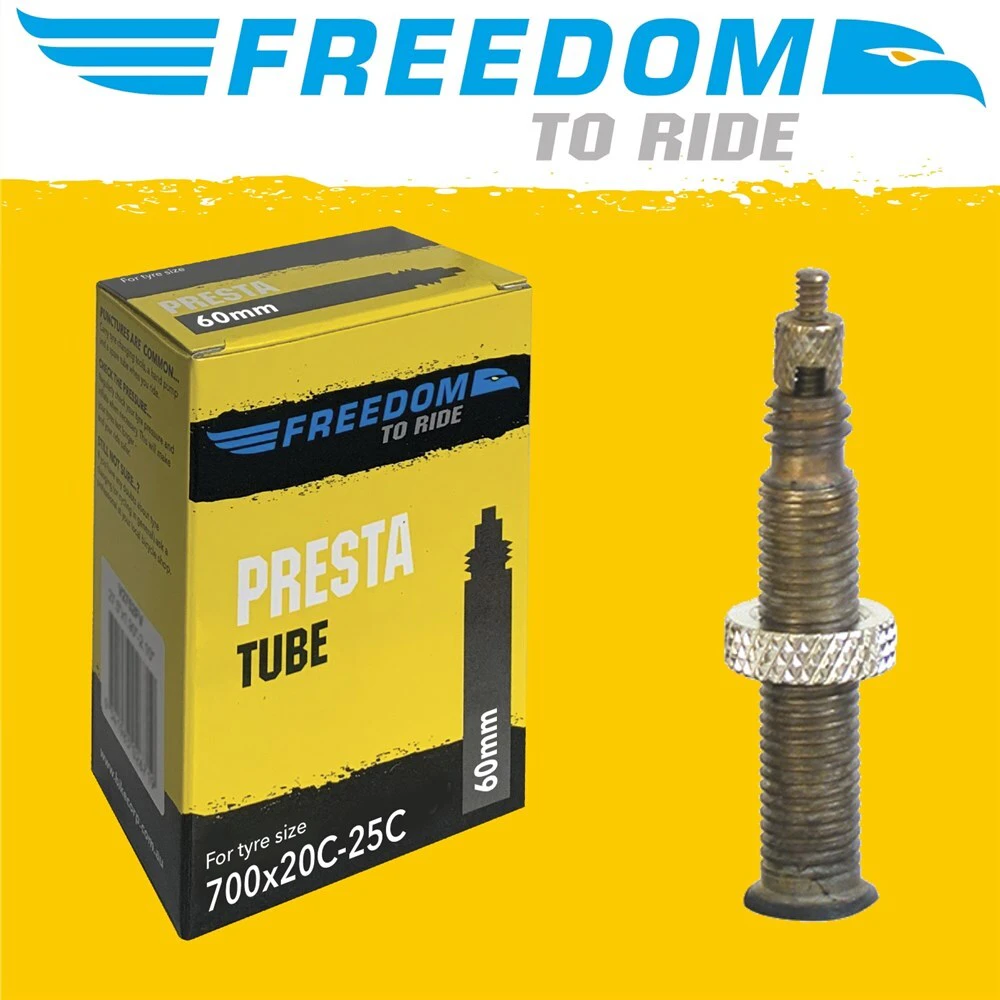 Freedom 700 X 20/25C 60Mm Presta Valve Road Bike Tube [Pack: 1]