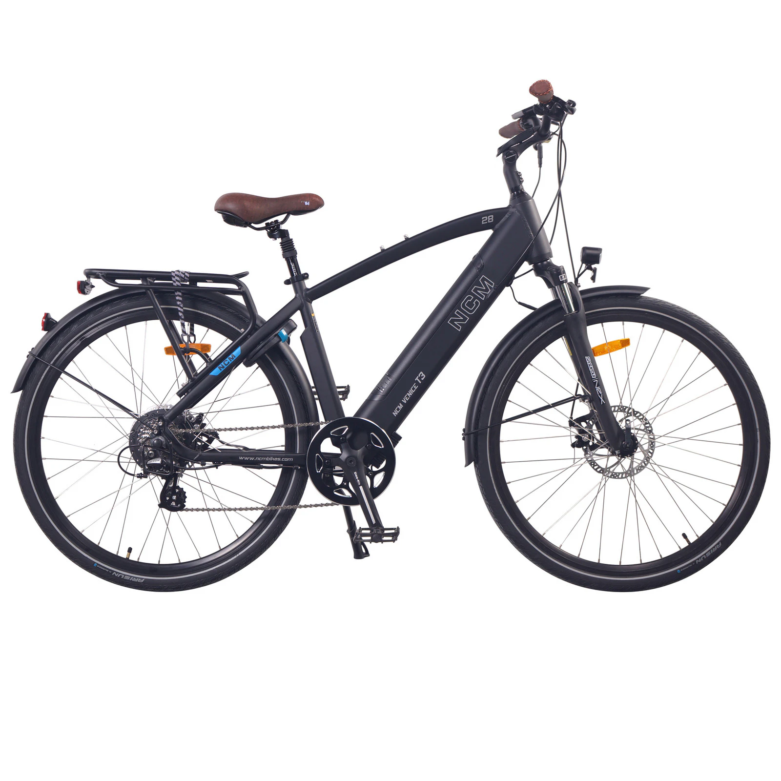 NCM T3 Trekking E-Bike, City E-Bike, 250W-500W, 48V 12Ah 576Wh Battery