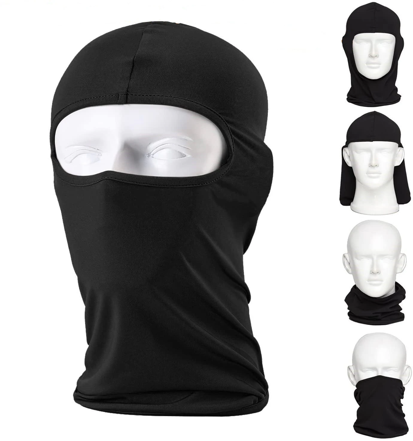 Full Face Mask lycra Balaclava Windproof Thin Motorcycle Cycling Ski Mask