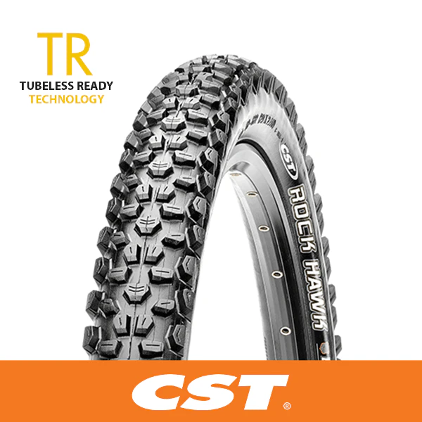 CST Tyre Rockhawk C1844 - 29 x 2.25 - Folding EPS 60 TPI - Dual Compound - Tubeless Ready