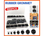 Auto Rubber Grommet Assortment Set 400 Pcs Fastener Kit Blanking 7 Popular Sizes