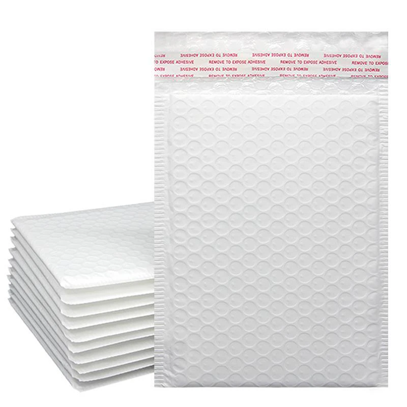 25PCS Poly Bubble Mailers Envelope Padded Bag White Cushioned Satchel 15 Sizes