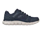 Mens Skechers Track - Knockhill Navy Athletic Shoes