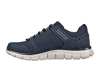 Mens Skechers Track - Knockhill Navy Athletic Shoes