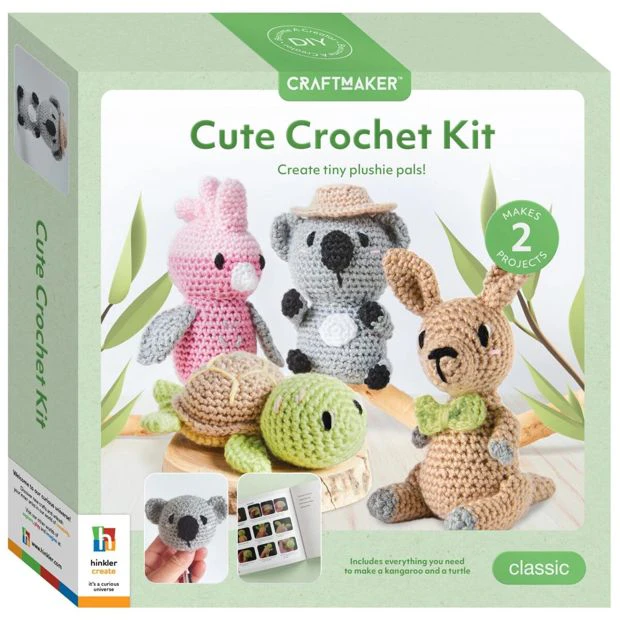 Craft Maker Cute Crochet Kit - Hinkler