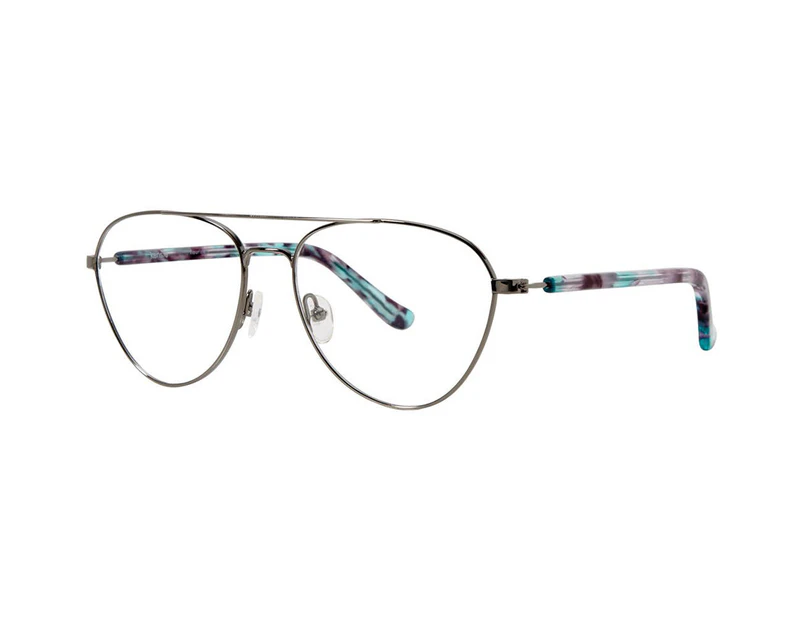 Kensie Flourish Gunmetal Unisex Eyeglasses