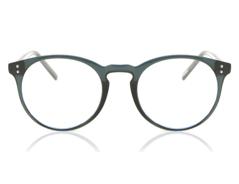 Full Rim Oval Transparent Dark Grey SmartBuy Collection Chade CP123G Fashion Unisex Eyeglasses