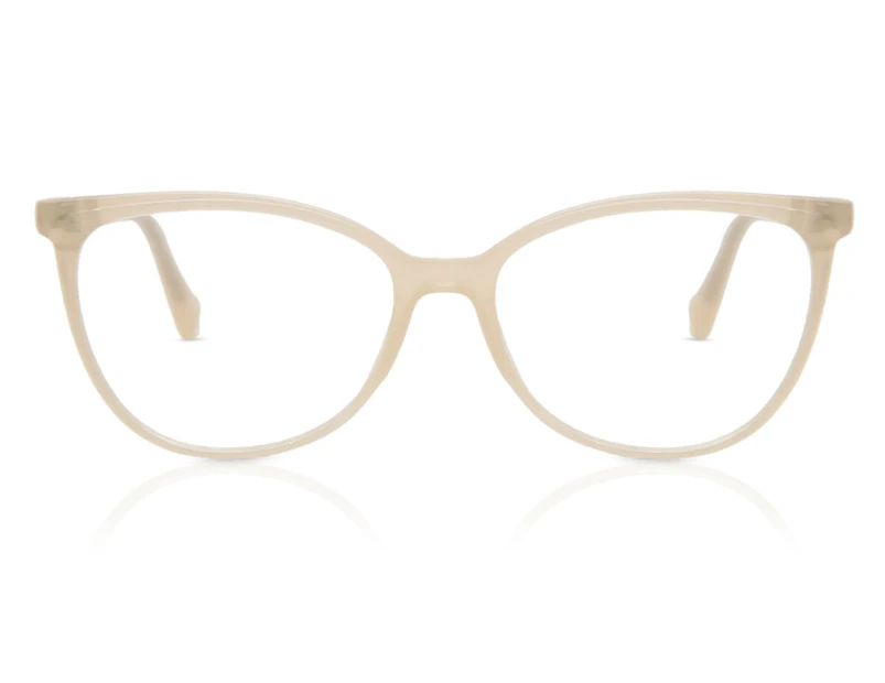 Full Rim Cat Eye Transparent Beige Brown SmartBuy Collection Maja CP116F Fashion Women Eyeglasses