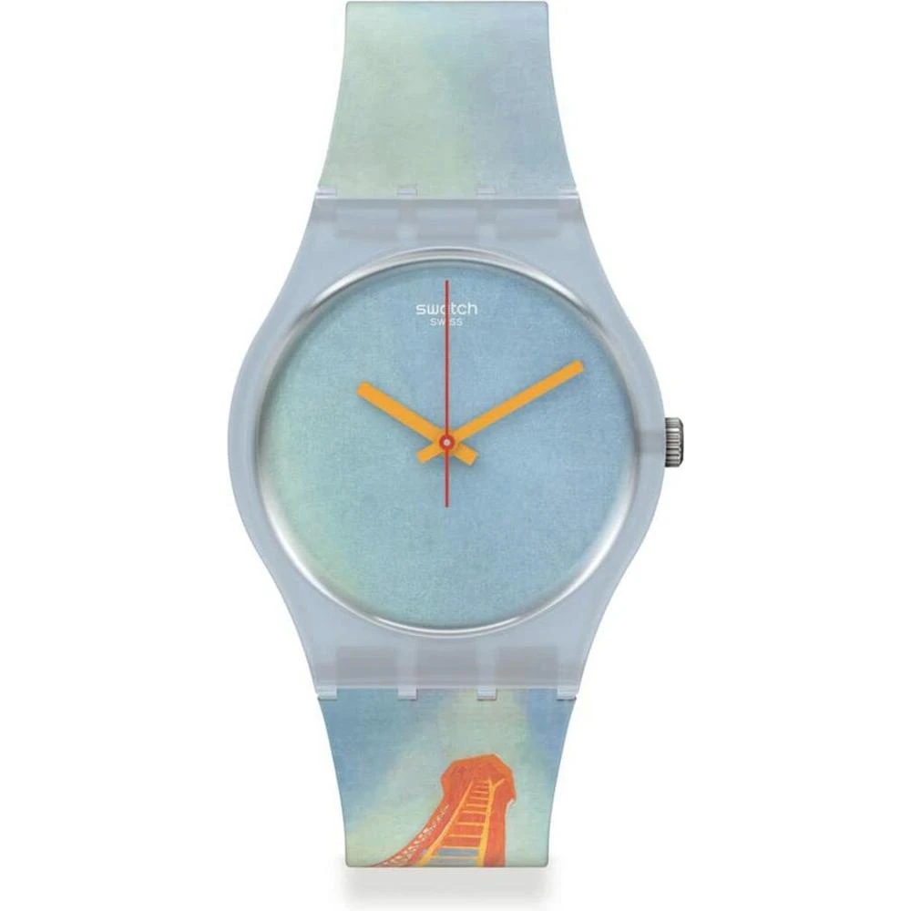 Swatch Unisex Wristwatch Quartz Watch Stainless Steel Model Ø 34 Mm