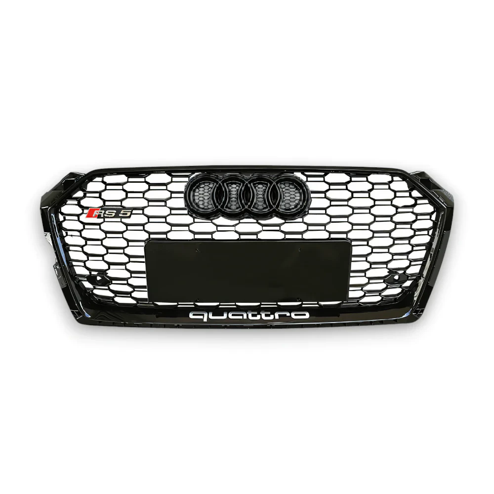 Gloss Black RS5 Style Front Bar Grille Suitable For Audi A5 16-20