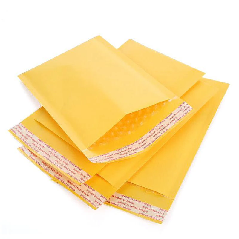 Poly Bubble Mailers 25PCS 29Sizes Yellow Bags