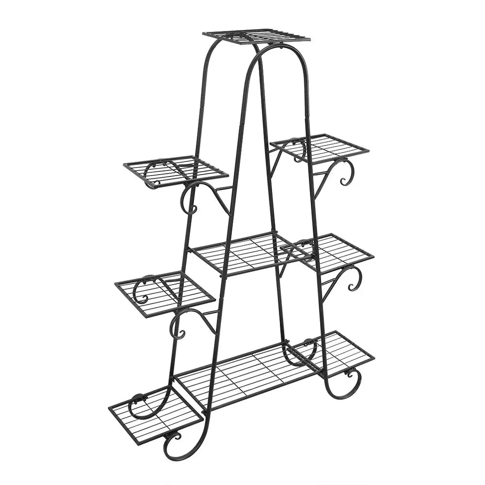 9-Tier Metal Plant Stand Indoor Outdoor