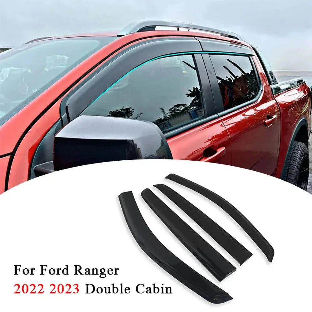 Side Window Deflectors for Ford Ranger T9 2022 2023+