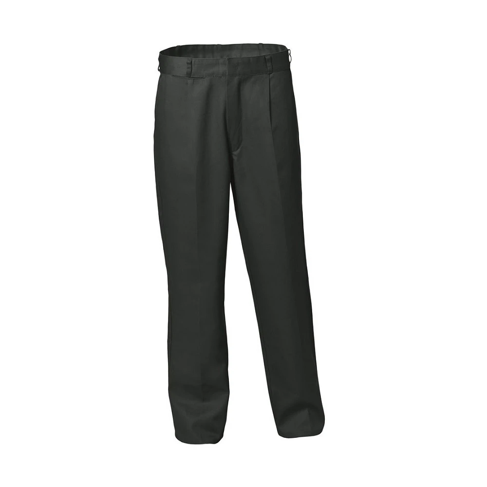 WS WORKWEAR Men's Classic Pleat Front Drill Work Pants | Green