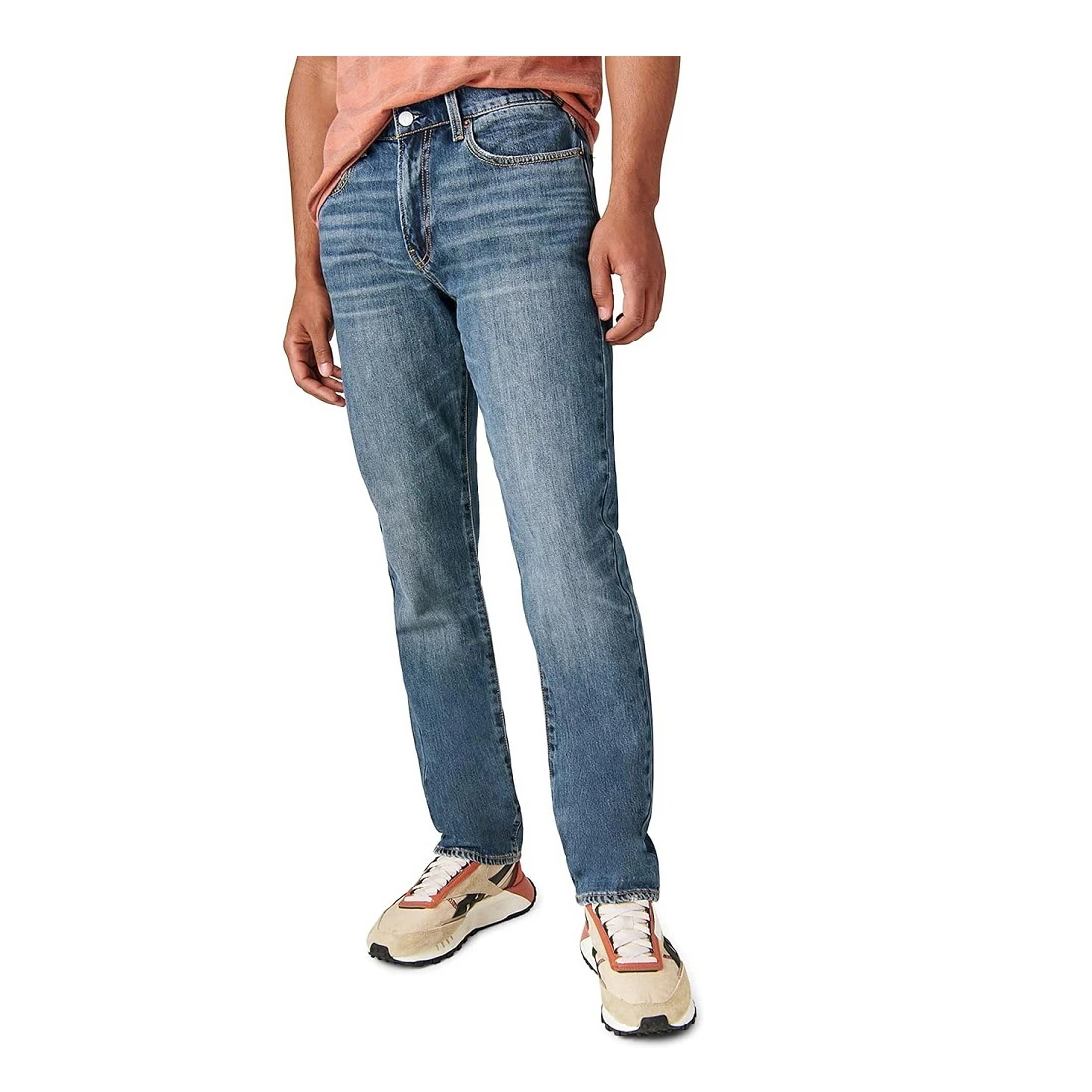 LUCKY BRAND Men's 121 Heritage 2 Way Stretch Slim Jeans | Blue Denim