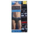 NAUTICA 4 x Men's Cotton Stretch Briefs Underwear - Multi Colour