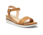 Womens Footwear Ravella Darcy Camel Smooth Sandal