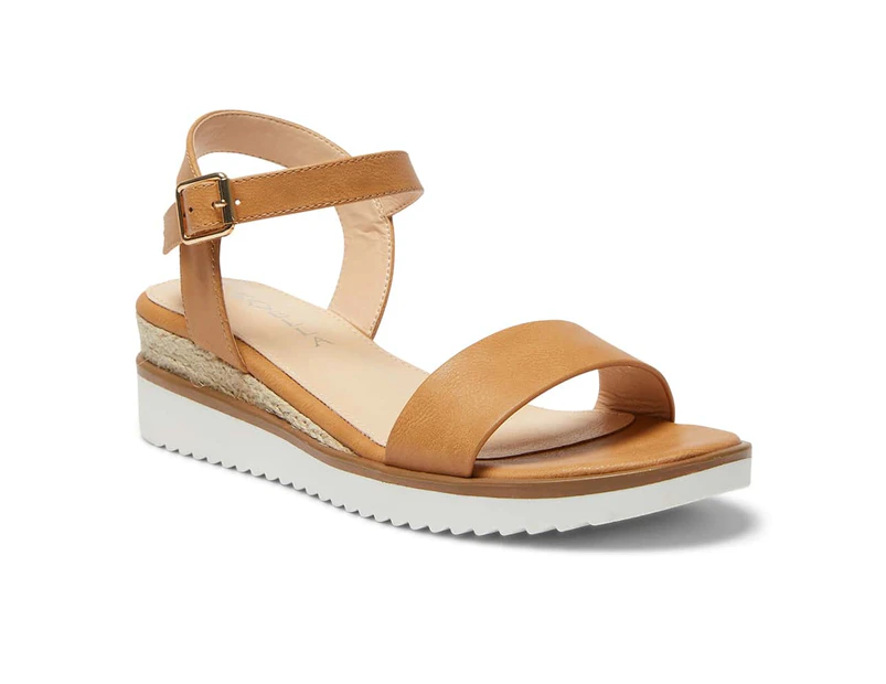 Womens Footwear Ravella Darcy Camel Smooth Sandal