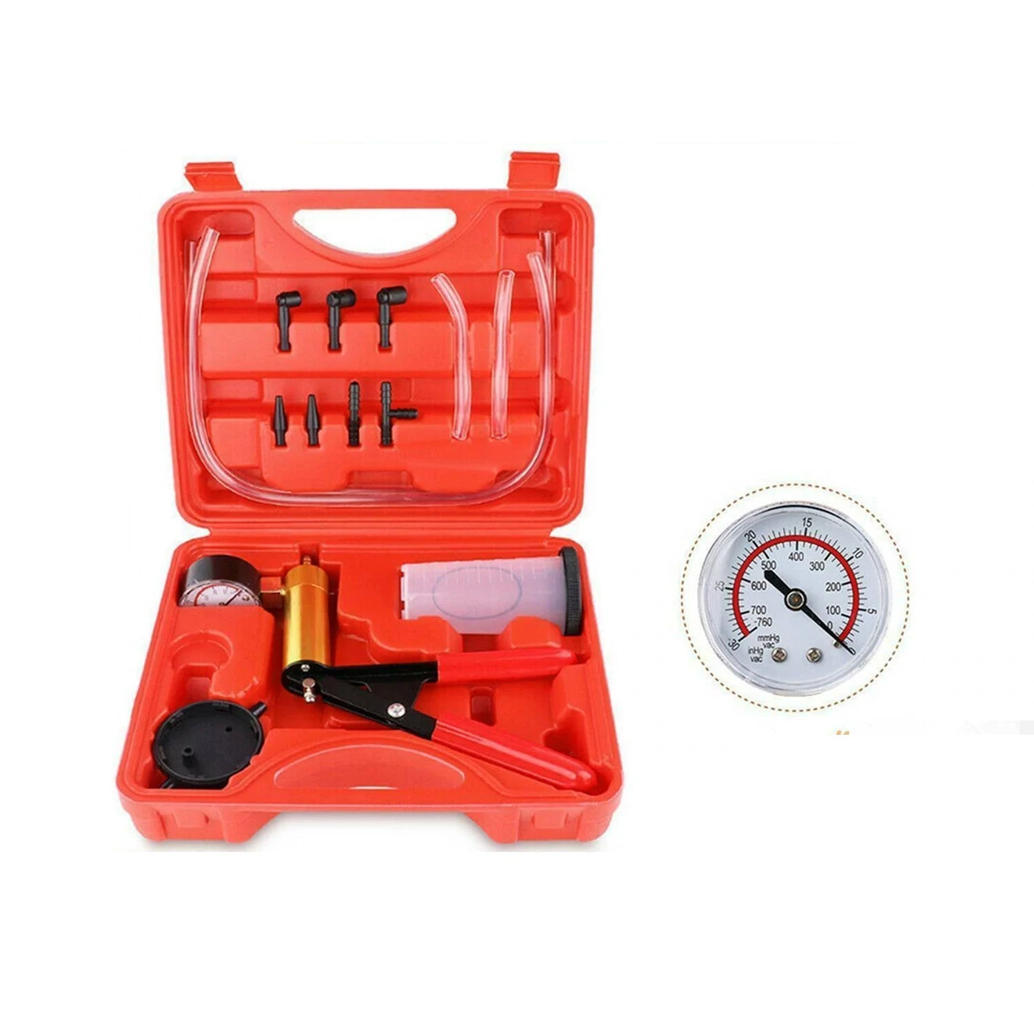 Hand Held Car Vacuum Brake Bleeding Set