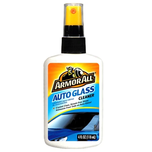 Armor All 4oz Glass Cleaner Eliminates road grime, dirt, oily film and vinyl mist