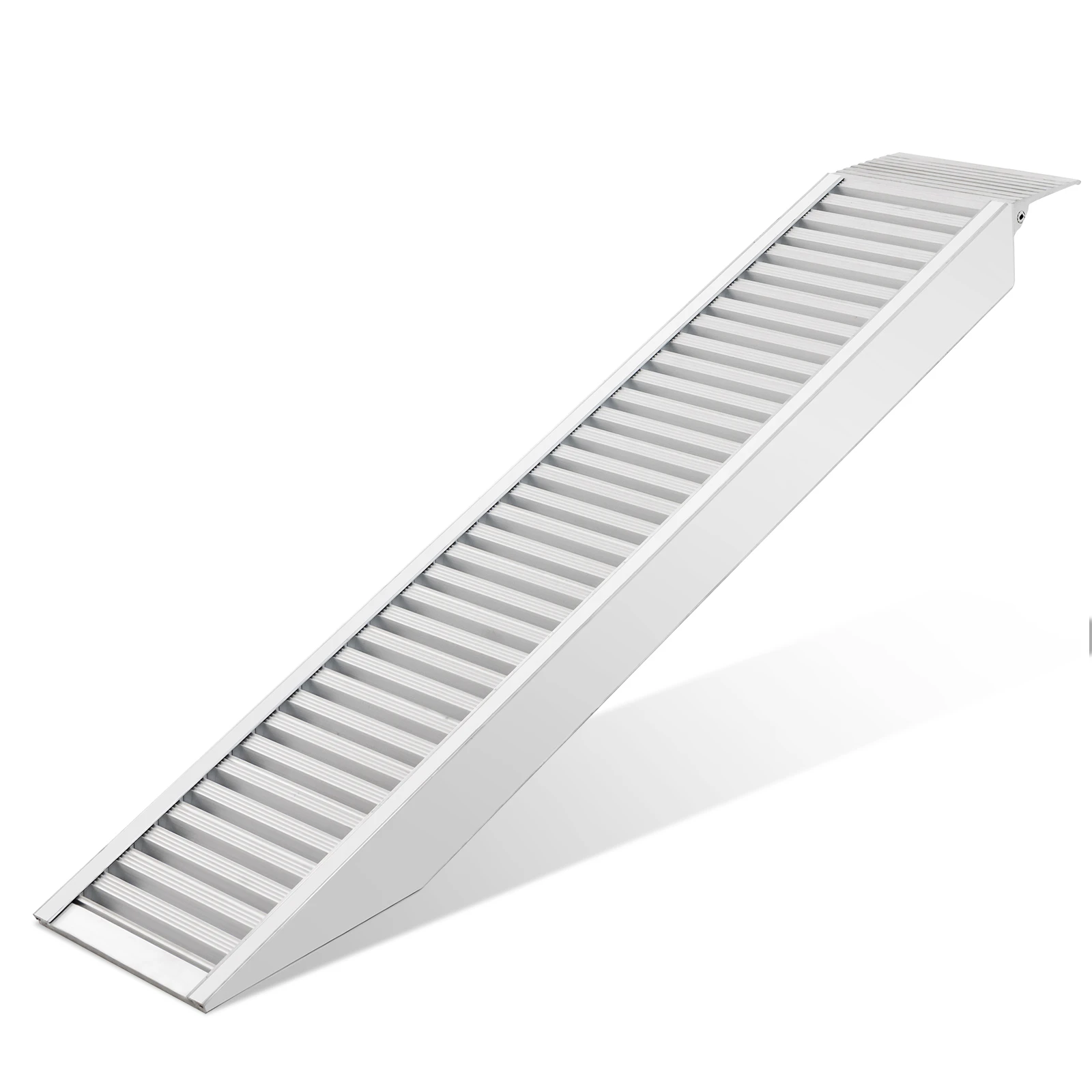 Costway Heavy-duty Loading Ramps 2025KG Capacity Vehicle Non-slip Surface White