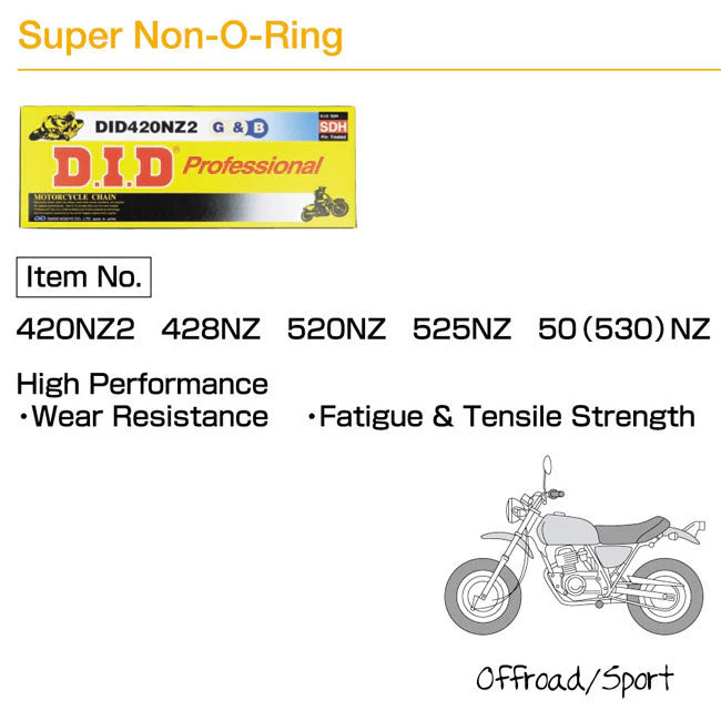 DID 520Nz-126 Fb Super Heavy Duty Drive Chain