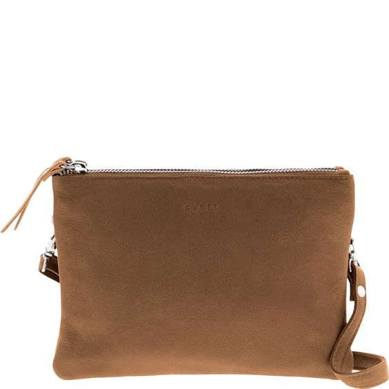 Gabee - Fulton Soft Leather Crossbody - Tan