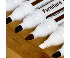 17pcs Furniture Repair Wood Repair Markers Touch Up Repair Pen with Sharpener Kit