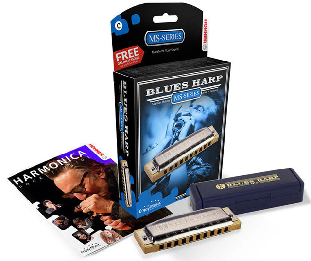 Hohner MS Series Blues Harp Harmonica in the Key of G