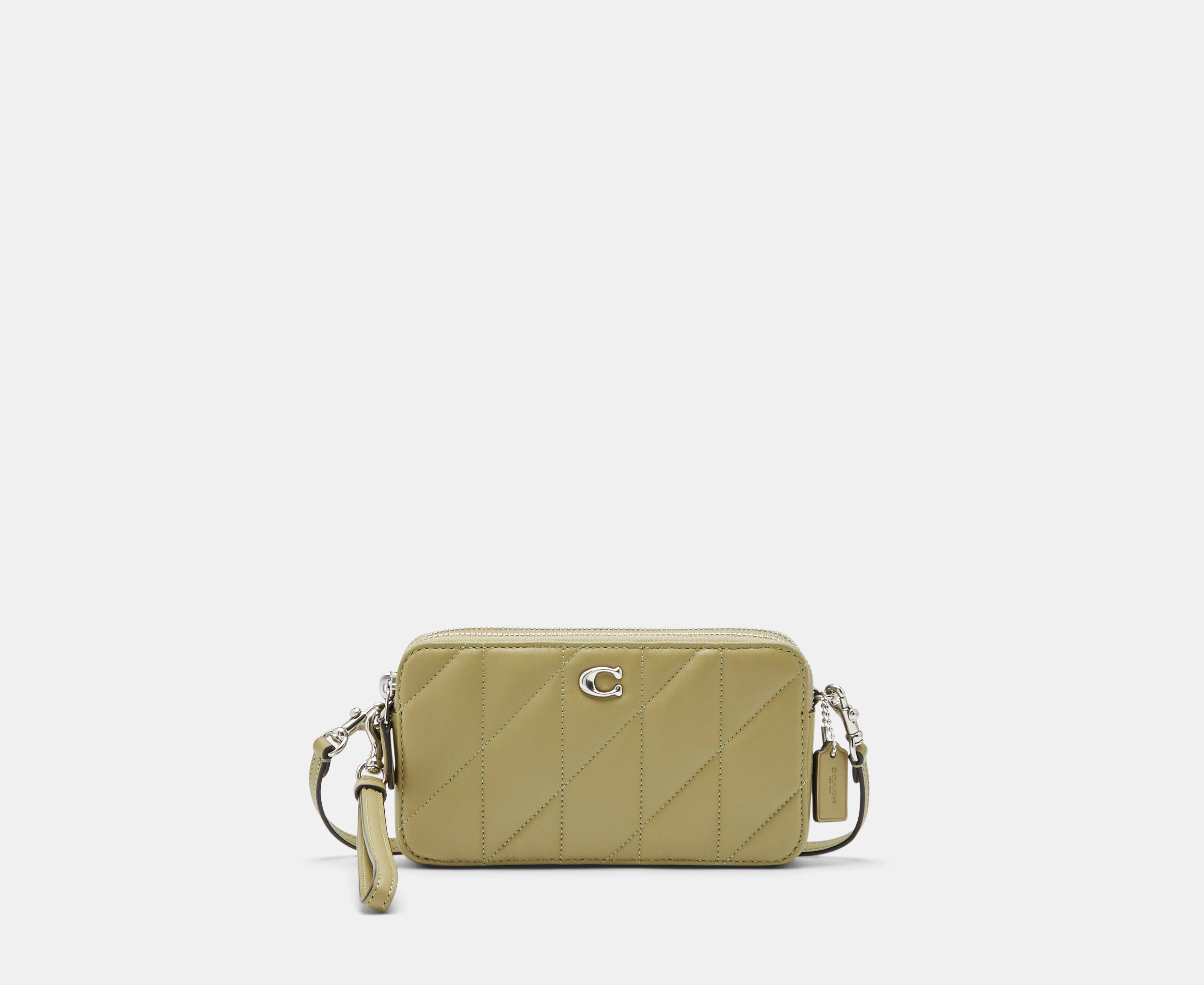 Coach Kira Quilted Leather Crossbody Bag - Moss