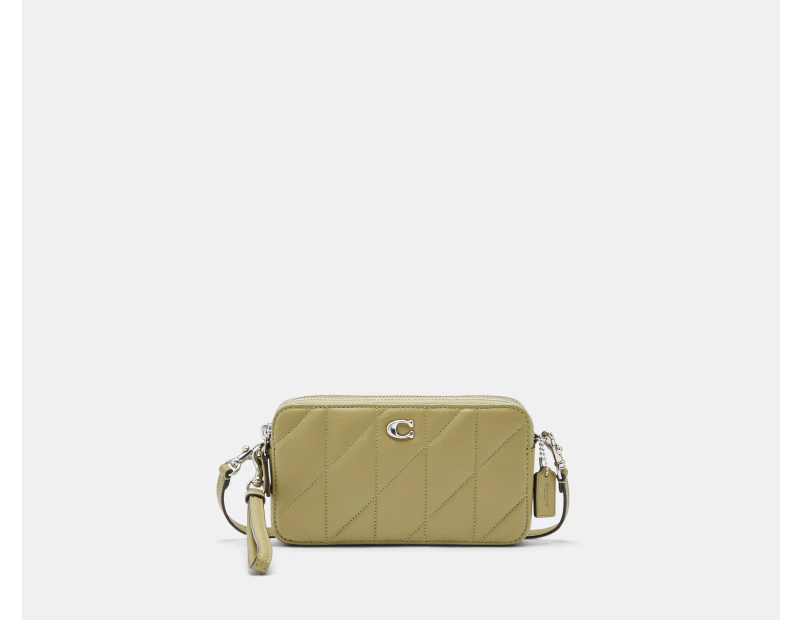 Coach Kira Quilted Leather Crossbody Bag - Moss