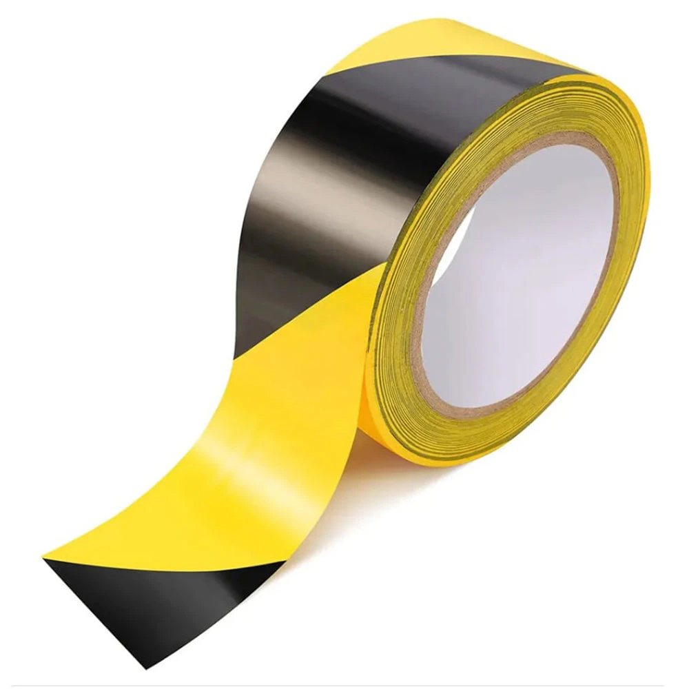 30m Black Yellow Reflective Adhesive Safety Tape Warning Hazard Floor Marking 48mm Caution Label Sticker