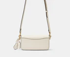 Coach Studio Glove Tanned Leather Mini Baguette Bag - Chalk