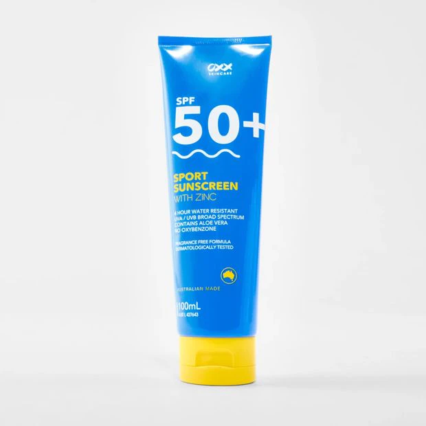 OXX Skincare SPF 50+ Sport Sunscreen 100ml - Zinc and Aloe Vera