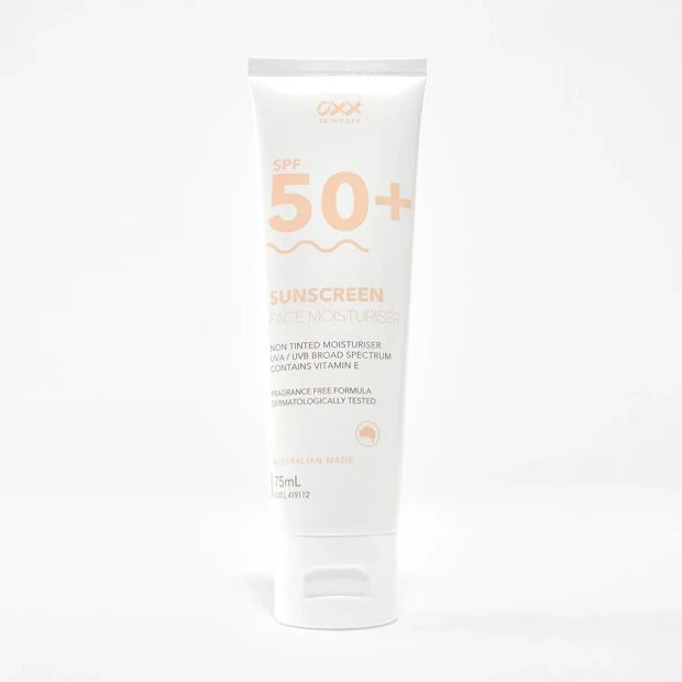 OXX Skincare SPF 50+ Face Moisturiser and Sunscreen 75ml - Vitamin E