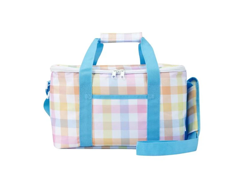 Insulated Lunch Bag, Rainbow Check Extra Large - Anko