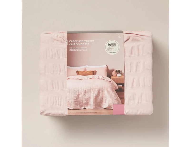 Target Greer Seersucker Quilt Cover Set