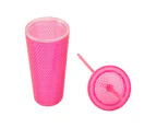 Smoothie Tumbler, Textured Pink - Anko