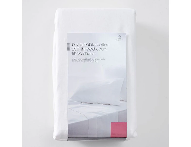 Target 250 Thread Count Cotton Fitted Sheet