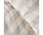 Target Reid Stripe Linen/Cotton Quilt Cover Set