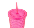 Smoothie Tumbler, Textured Pink - Anko