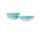 Glazed Look Bowls, Mint 4 Pack - Anko