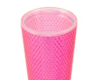 Smoothie Tumbler, Textured Pink - Anko