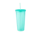 Smoothie Tumbler, Aqua Textured  - Anko